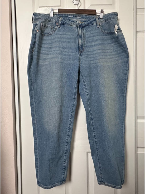 Old Navy Denim - Old Navy Womens Plus 20 Curvy High Rise OG Straight Leg Jeans Medium Wash NWT